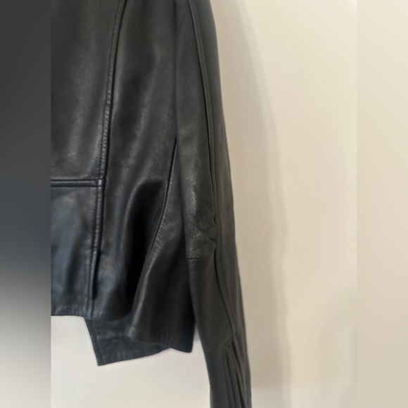Zara genuine leather motorcycle jacket - Picture 4 of 7